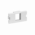 Leviton WALLPLATES ADPT 1PORT 1UNIT WH 41291-1MW